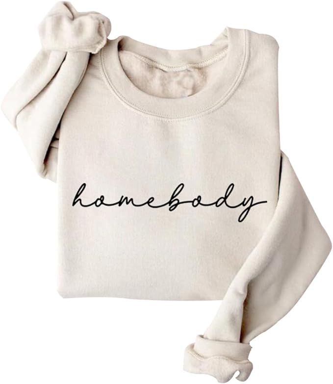 DIOMMELL Homebody Sweatshirt Introvert Homebody Sweatshirt Indoor Sweatshirt Anxiety Sweatshirt | Amazon (US)