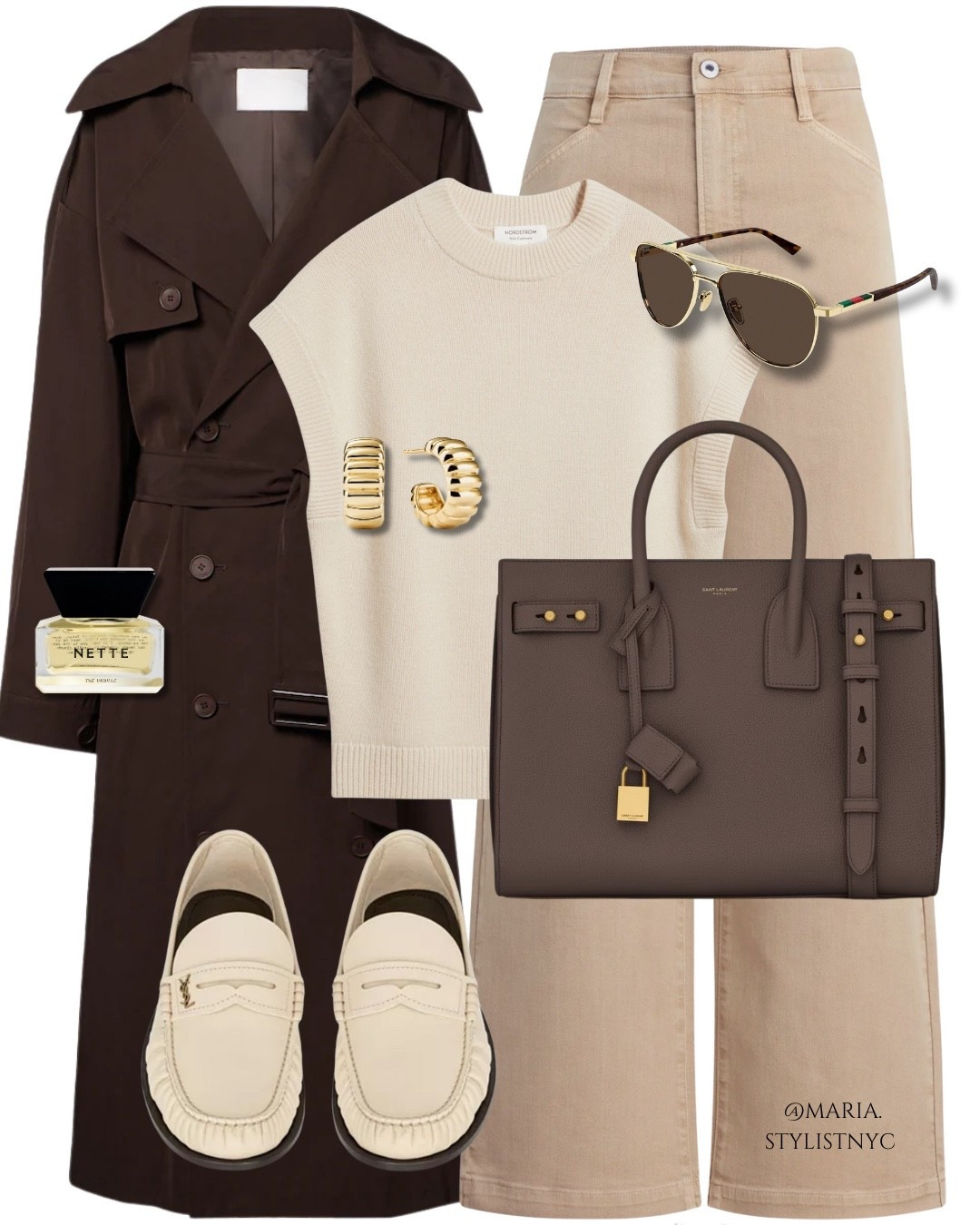 Espresso Brown Trench Coat, Jeans, Loafers, Brown Tote Bag 🤎✨

#LTKStyleTip #LTKItBag #LTKShoeCrush
