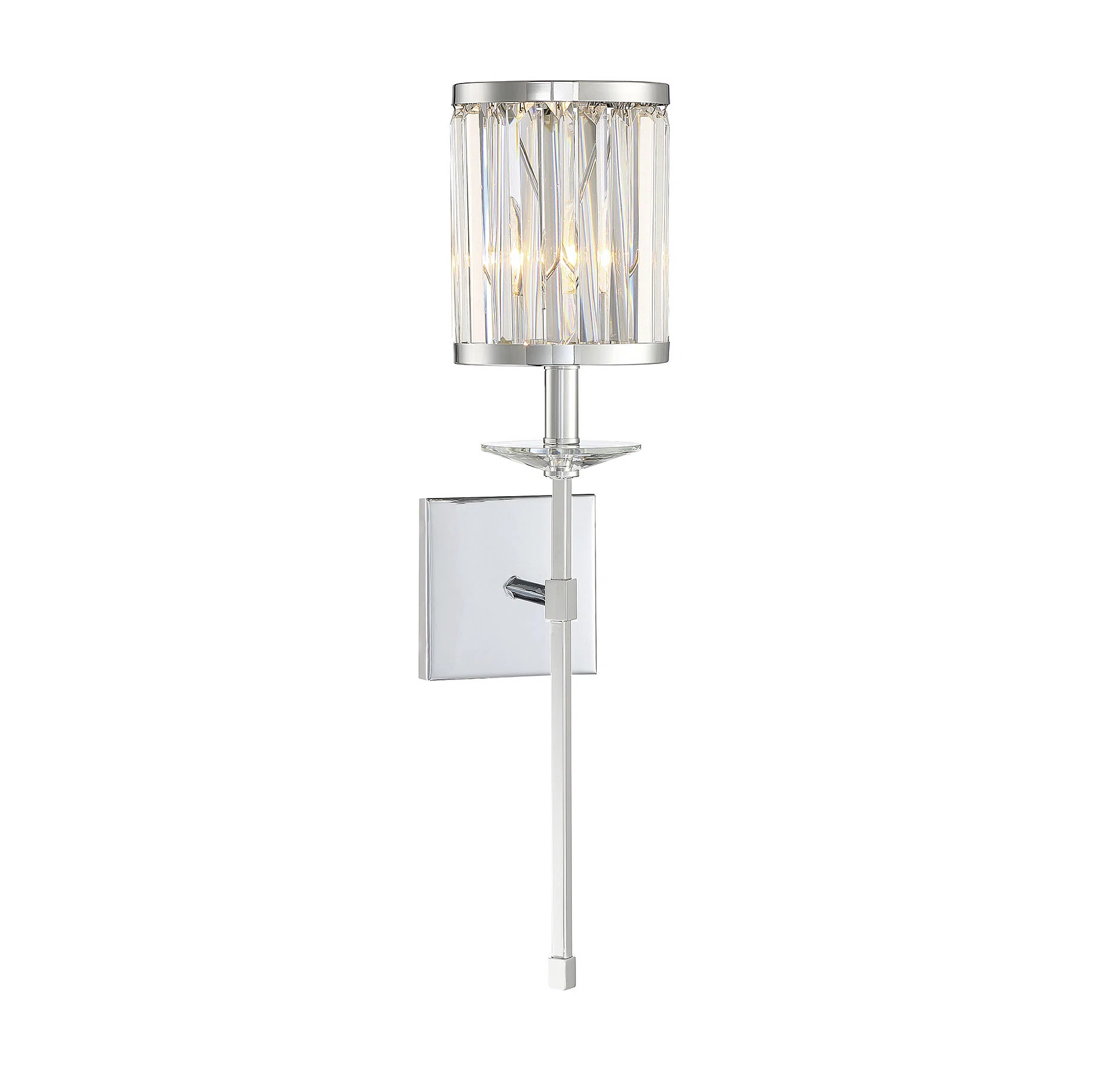 Rolph 1 - Light Dimmable Wallchiere in Polished Chrome | Wayfair North America