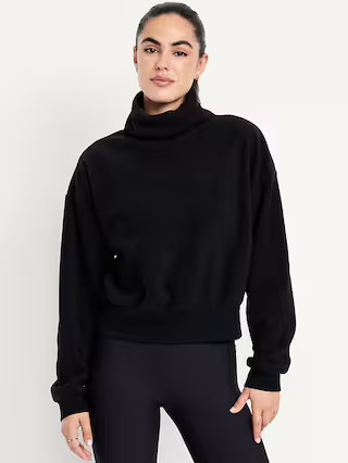 Performance Microfleece Mock Neck Sweatshirt | Old Navy (US)