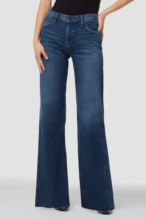 Hudson Jeans Rosie High Rise Wide Leg in Dover at Nordstrom, Size 27 | Nordstrom