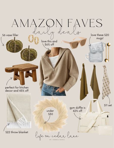 Amazon Home & Fashion Daily Deals - check out these amazing Amazon deals! Love all the great fall fashion and home finds! #amazondeals #homedeals #fallfashion #fallhome

#LTKSeasonal #LTKhome #LTKfindsunder50