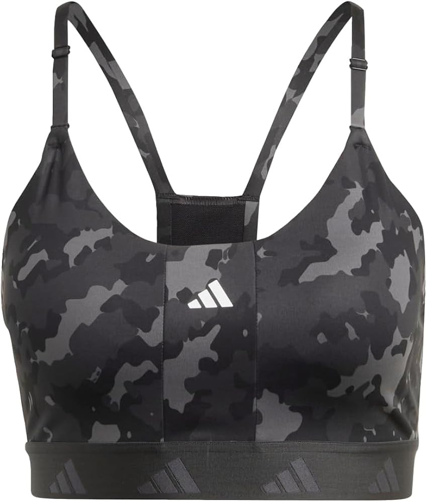 adidas Women's Aeroreact Training Light Support Techfit Bra | Amazon (US)