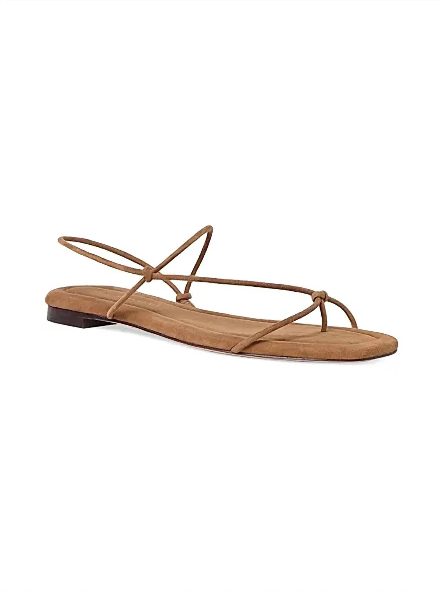 Women's Eleanor Cacao Suede Strappy Sandal | Shop Simon