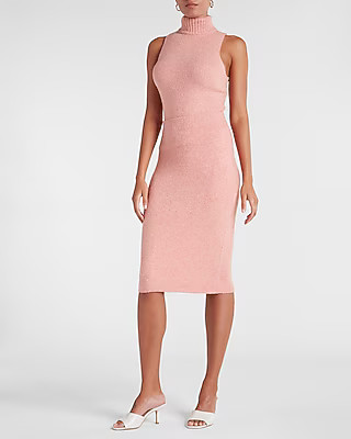 High Waisted Midi Sweater Pencil Skirt | Express