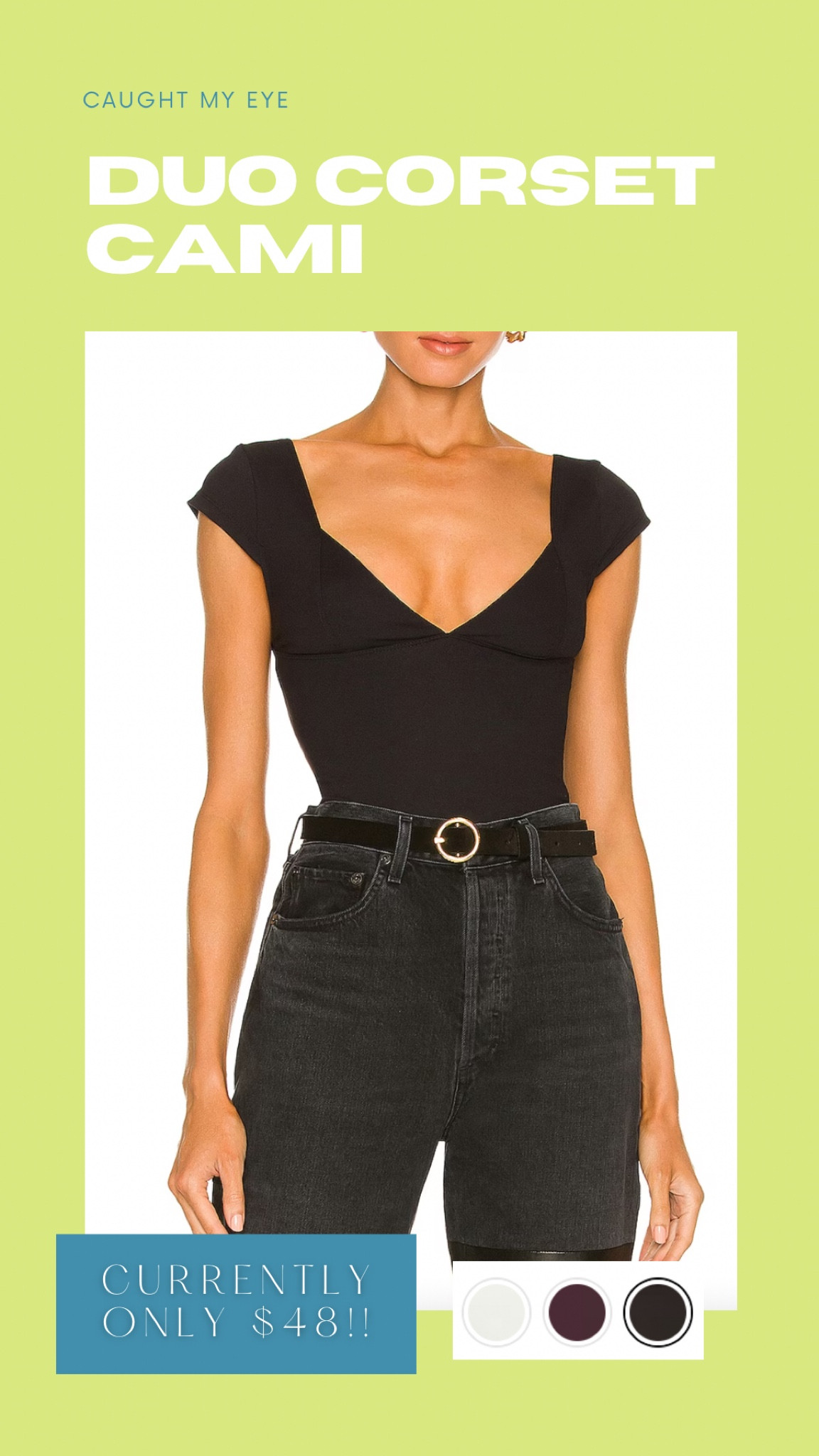 A flattering body suit that is cute with jeans, but also would be a solid first layer with a sweater draped over your shoulders 👀 

#LTKU #LTKSale