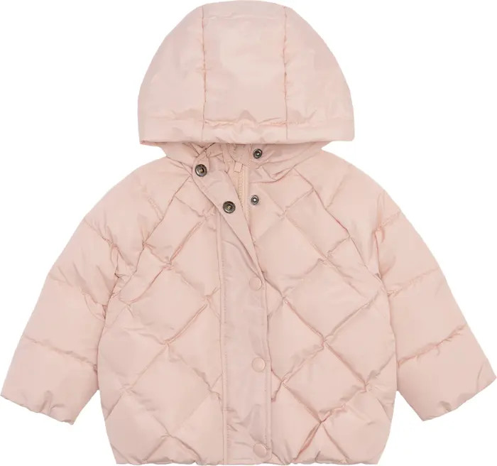 Hooded Quilted Recycled Polyester Jacket | Nordstrom