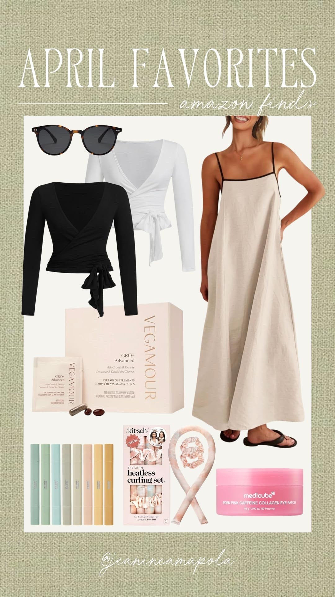 Here are my top picks for April! From hair growth supplements to stylish summer dresses. Hope you find something you love!

#LTKActive #LTKBeauty #LTKootd