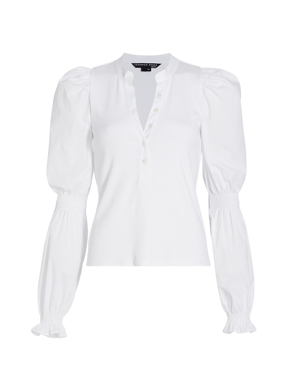 Effy Poet-Sleeve Cotton Top | Saks Fifth Avenue