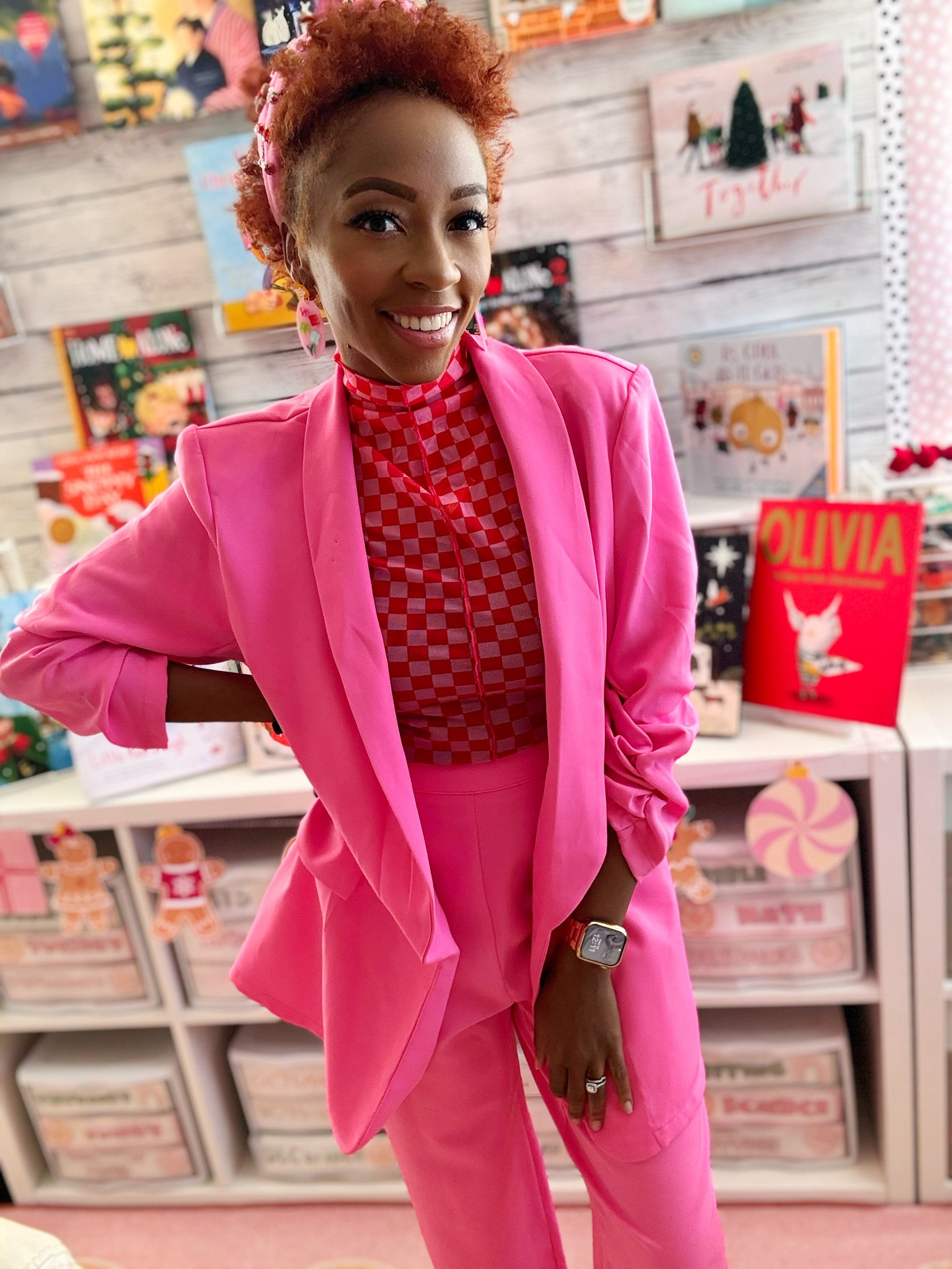 Pink Suit 

#LTKHoliday #LTKU #LTKSeasonal