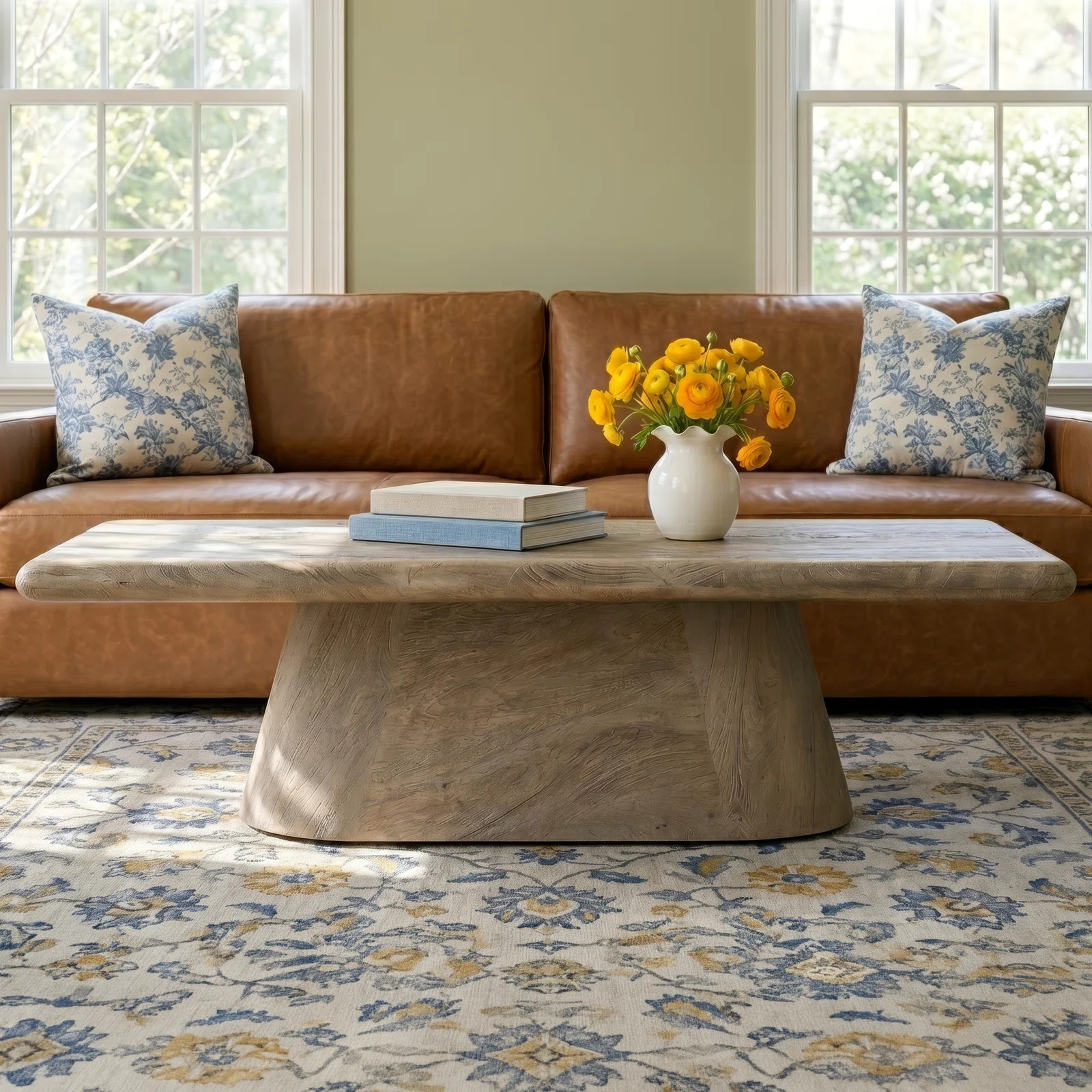 Brie Solid Wood Single Coffee Table | Birch Lane