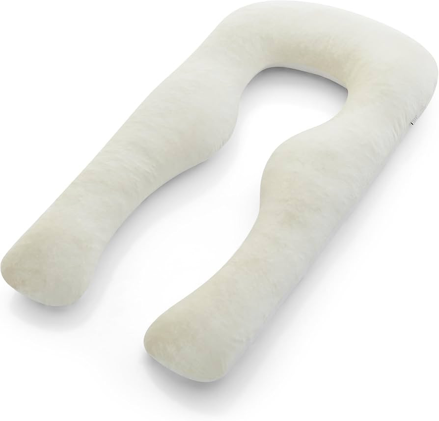 YANA 360° Body Pillow | Luxury U Shaped Pregnancy Pillow - Organic Bamboo Cotton - Shredded Cool... | Amazon (US)