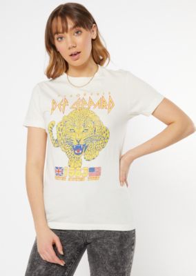 Beige Def Leppard Tour Graphic Tee | rue21