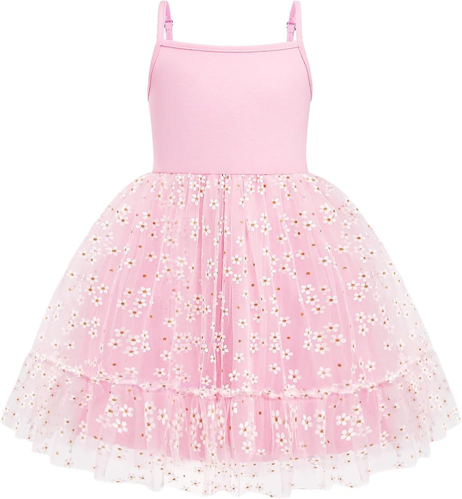 Arshiner Toddler Girls Tulle Dress Tutu Birthday Princess Dresses Formal Photoshoot Outfit Summer... | Amazon (US)