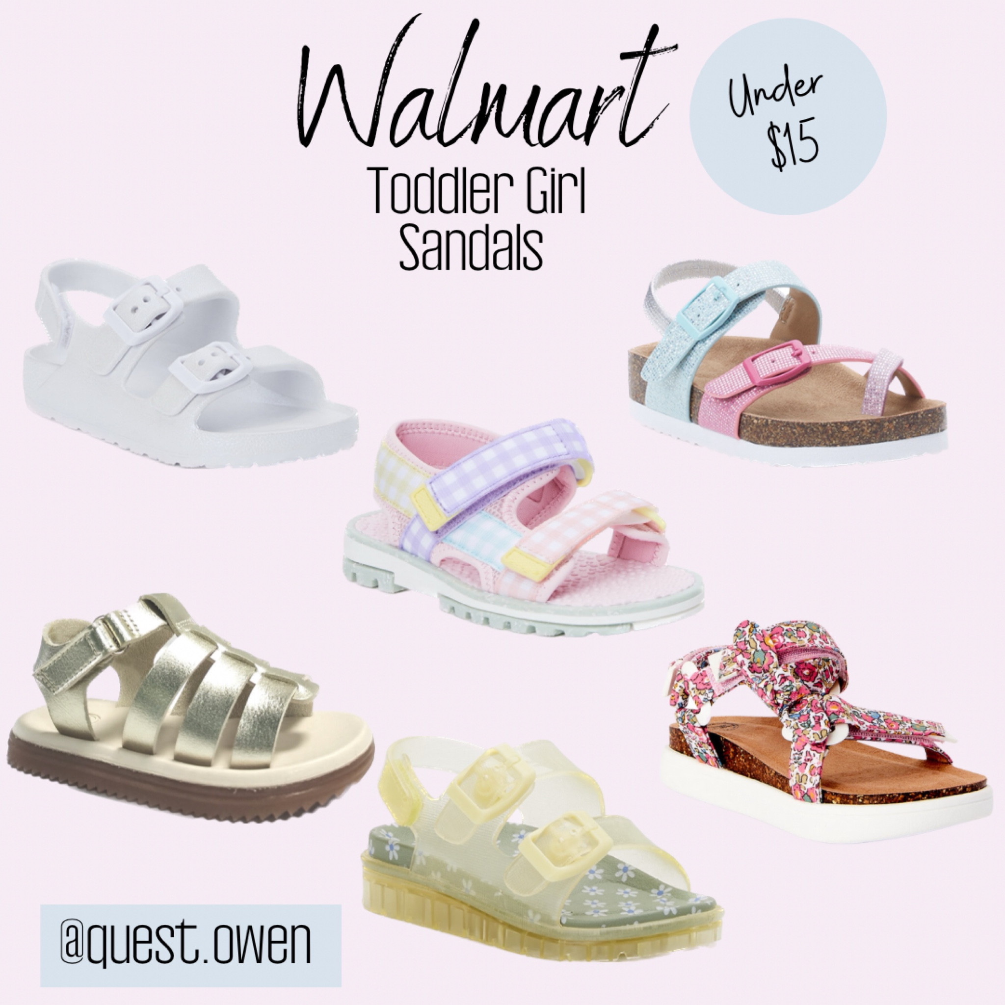Walmart toddler girl sandals under $15! Run! 
Spring summer pastels fisherman strappy slip on Velcro kids youth toddler 

#LTKFind #LTKSeasonal #LTKkids
