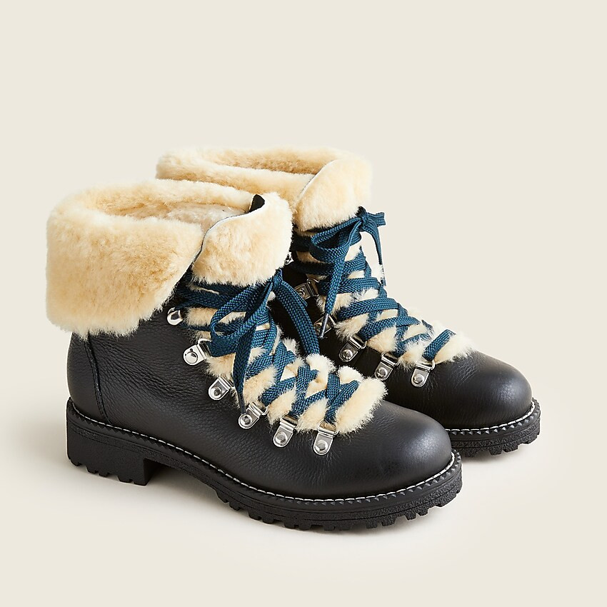 Nordic boots in leather | J. Crew US