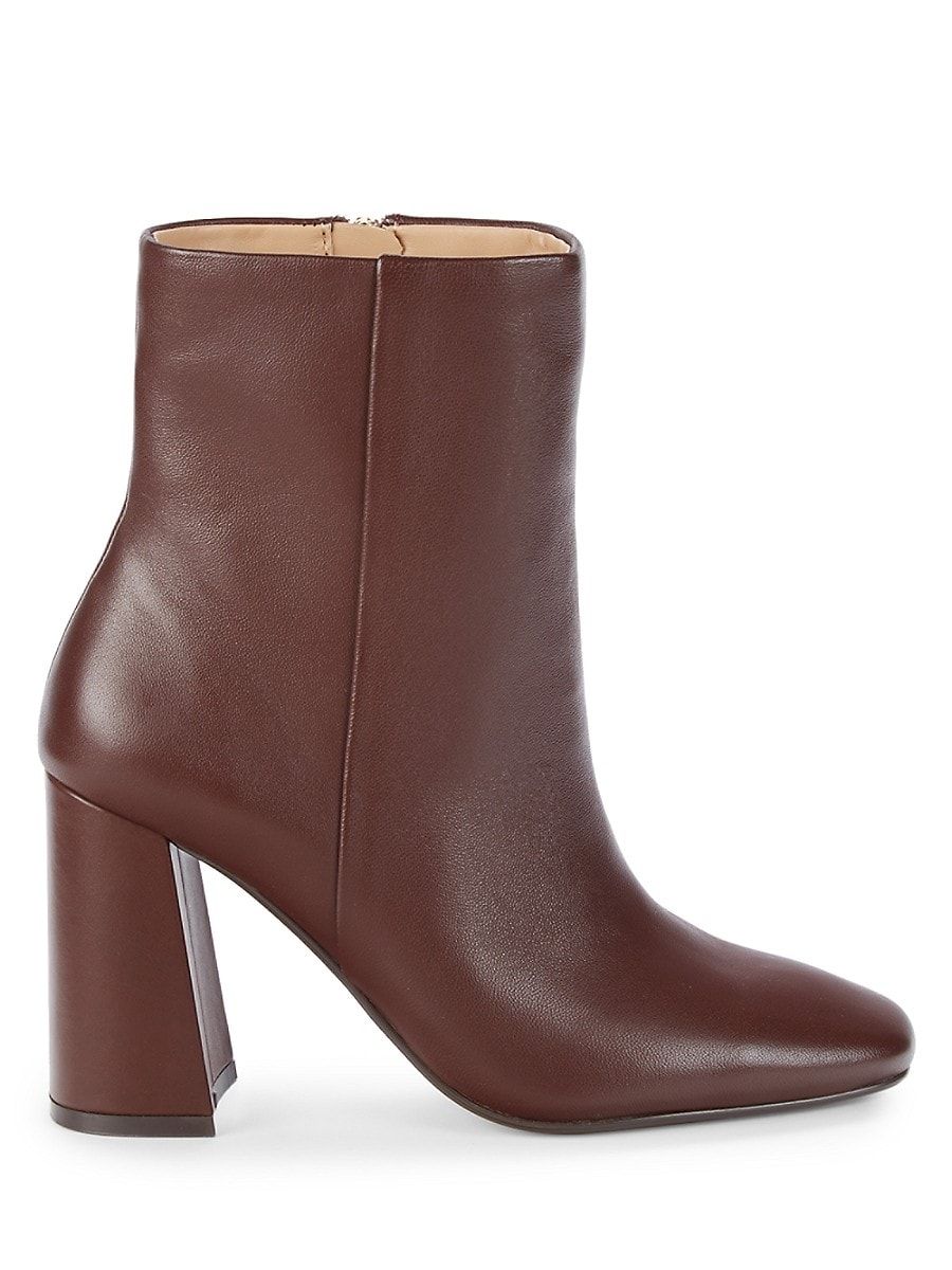Saks Fifth Avenue Women's Stella Leather Booties - Brownie - Size 6 | Saks Fifth Avenue OFF 5TH
