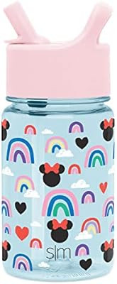 Simple Modern Kids Tritan Bottles, 12oz Water, Minnie: Rainbows | Amazon (US)