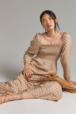 Smocked Maxi Dress | Anthropologie (US)