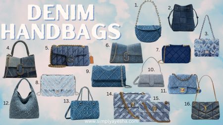 Denim Handbag Edit for Spring/Summer 2024! 

#LTKSeasonal #LTKfindsunder100 #LTKitbag