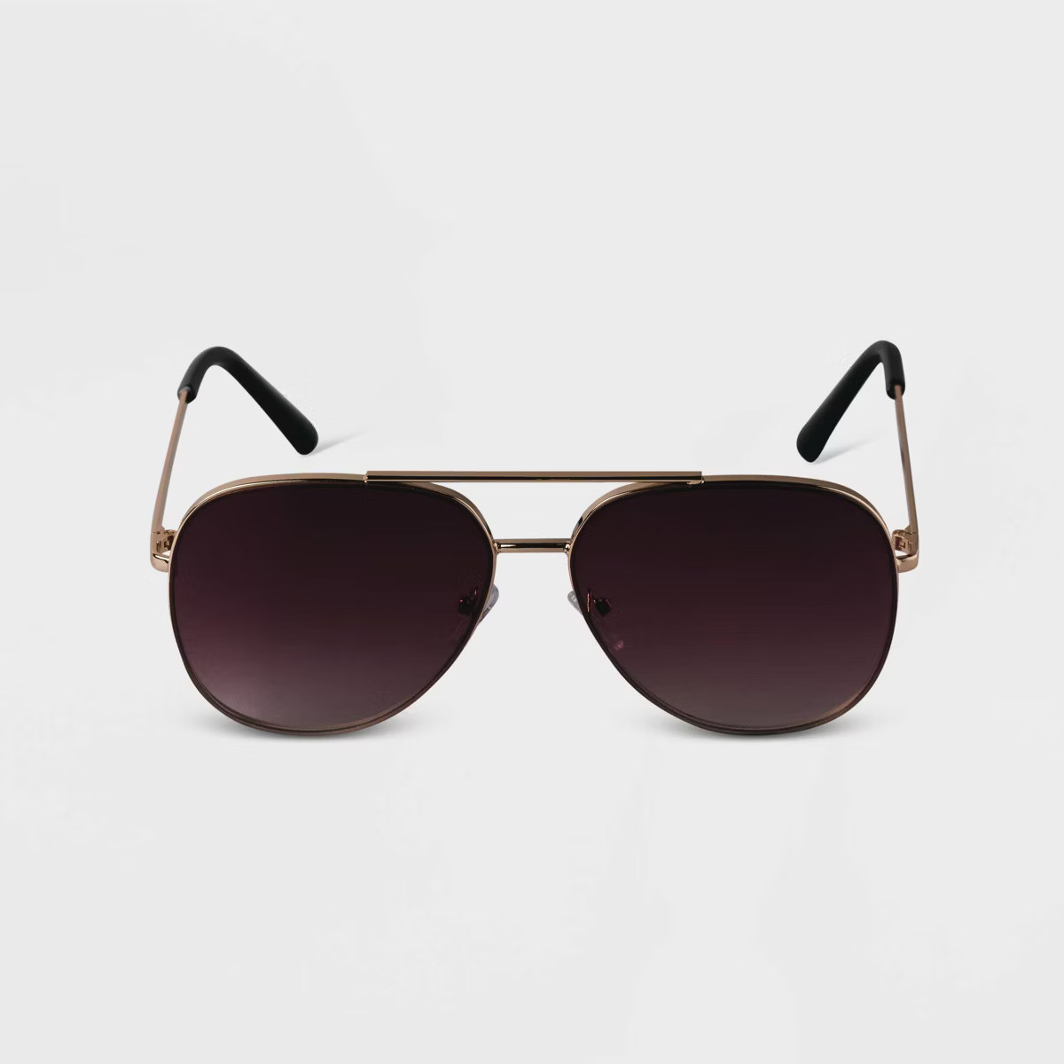Women's Gradient Aviator Sunglasses - A New Day™ Black | Target