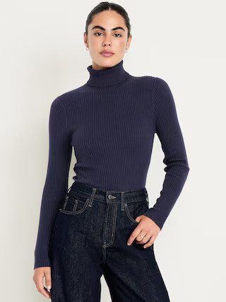 SoSoft Lite Rib Turtleneck Sweater | Old Navy (US)