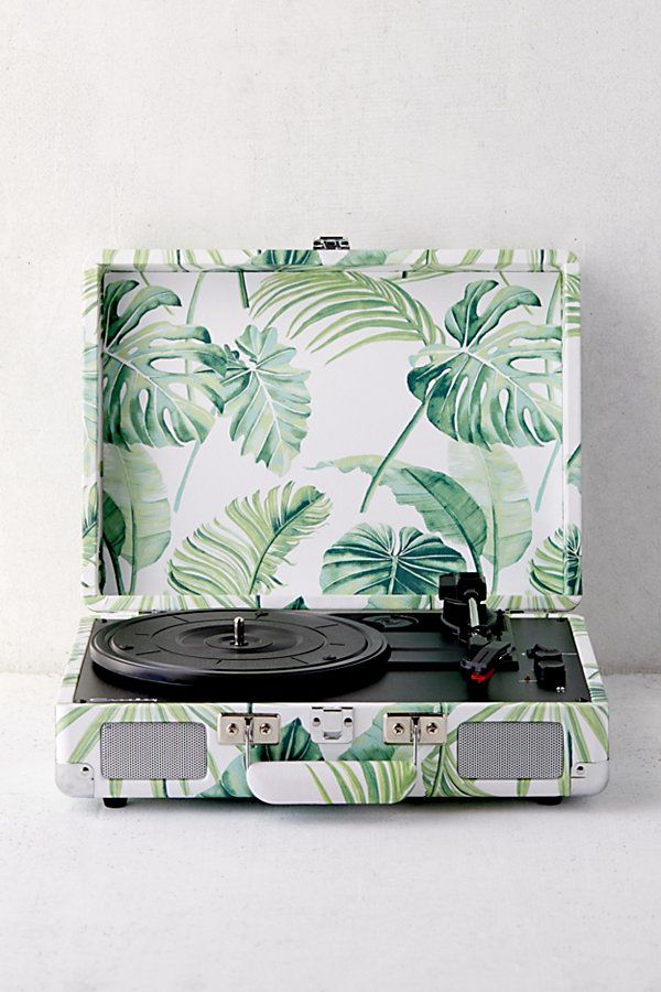 Crosley UO Exclusive Palm Cruiser Bluetooth Record Player - Green at Urban Outfitters | Urban Outfitters (US and RoW)