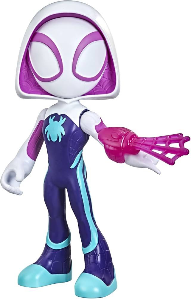 Spidey and His Amazing Friends Marvel Supersized Ghost-Spider 9-inch Action Figure, Preschool Sup... | Amazon (US)
