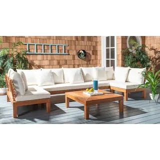 SAFAVIEH Outdoor Living Granton 5-piece Sectional Chat Set | Bed Bath & Beyond