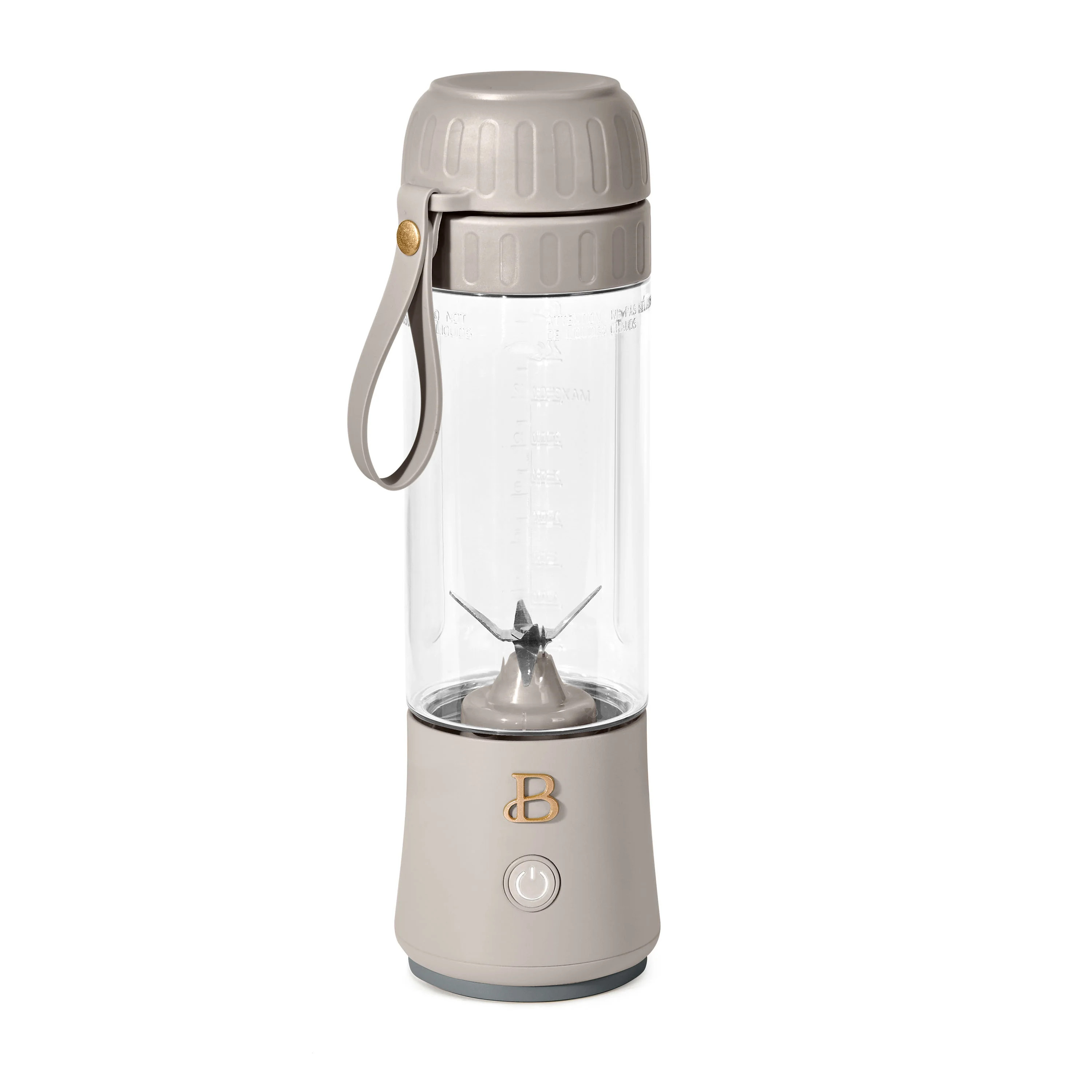 Beautiful Portable to-Go Blender 2.0, 70 W, 16 oz, Porcini Taupe by Drew Barrymore | Walmart (US)