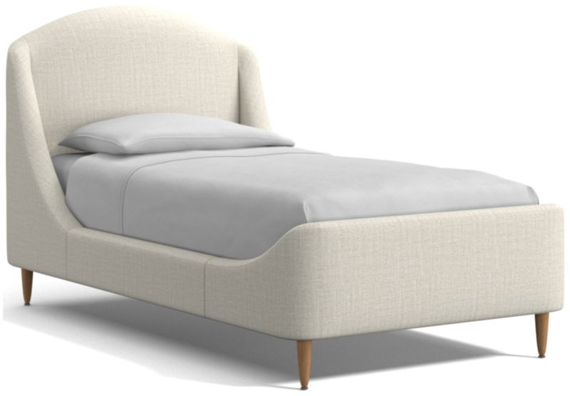 Lafayette Upholstered Twin Bed | Crate & Barrel