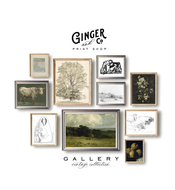 Cottage Gallery Wall Art Set No 6  PRINTABLE DIGITAL | Etsy | Etsy (US)