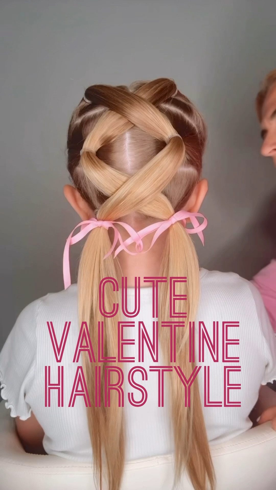 CUTE HAIRSTYLE FOR GIRLS 🩷 I love this cute and pretty hairstyle! It’s also great for Valentine’s Day if you add in pink ribbons! Just love this one! I’m also sharing my favorite hair products, too! 

#LTKBeauty