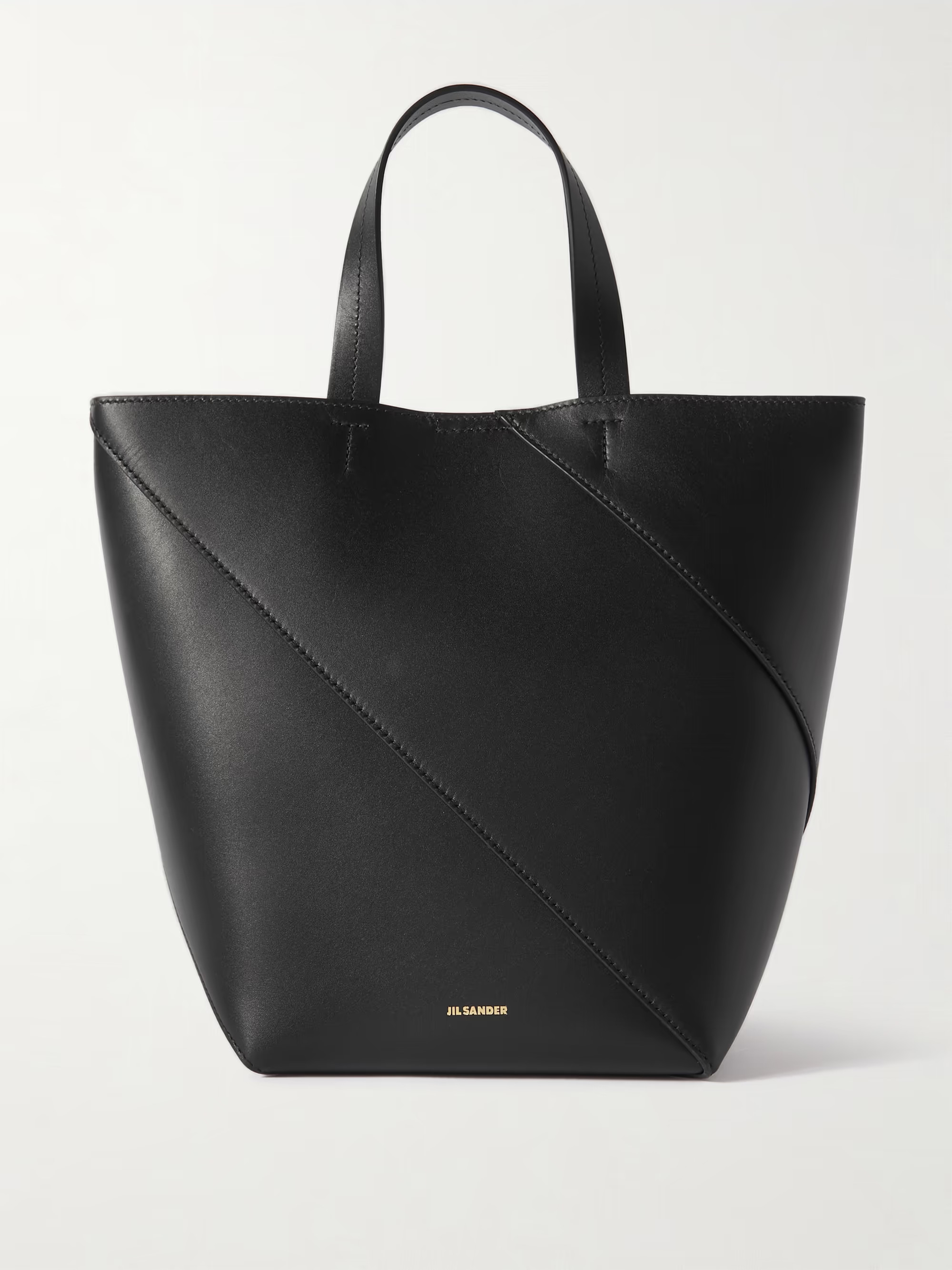 Small paneled leather tote | NET-A-PORTER (US)