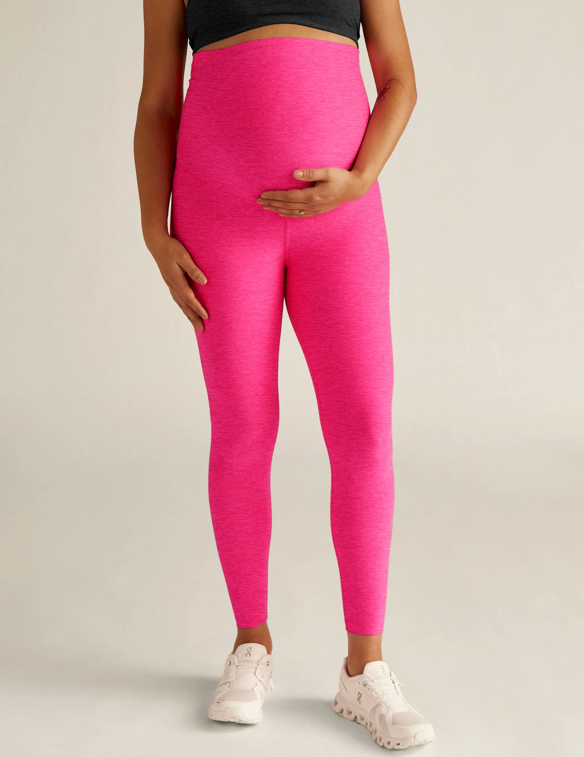 Spacedye Love the Bump Midi Maternity Legging | Beyond Yoga | Beyond Yoga