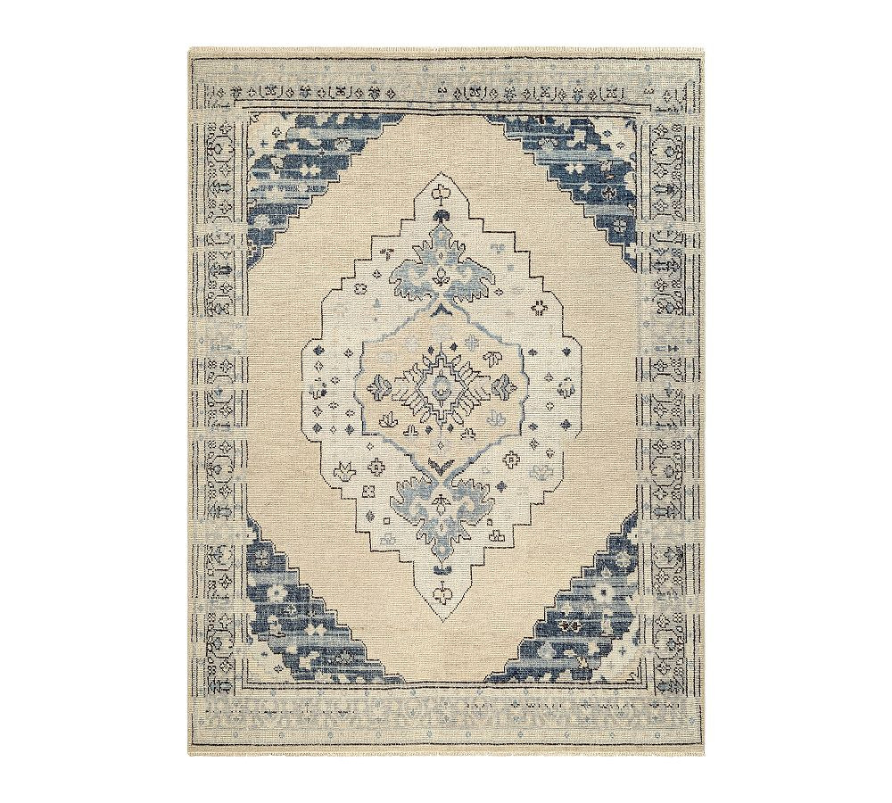 Wren Hand-Knotted Wool Rug | Pottery Barn (US)