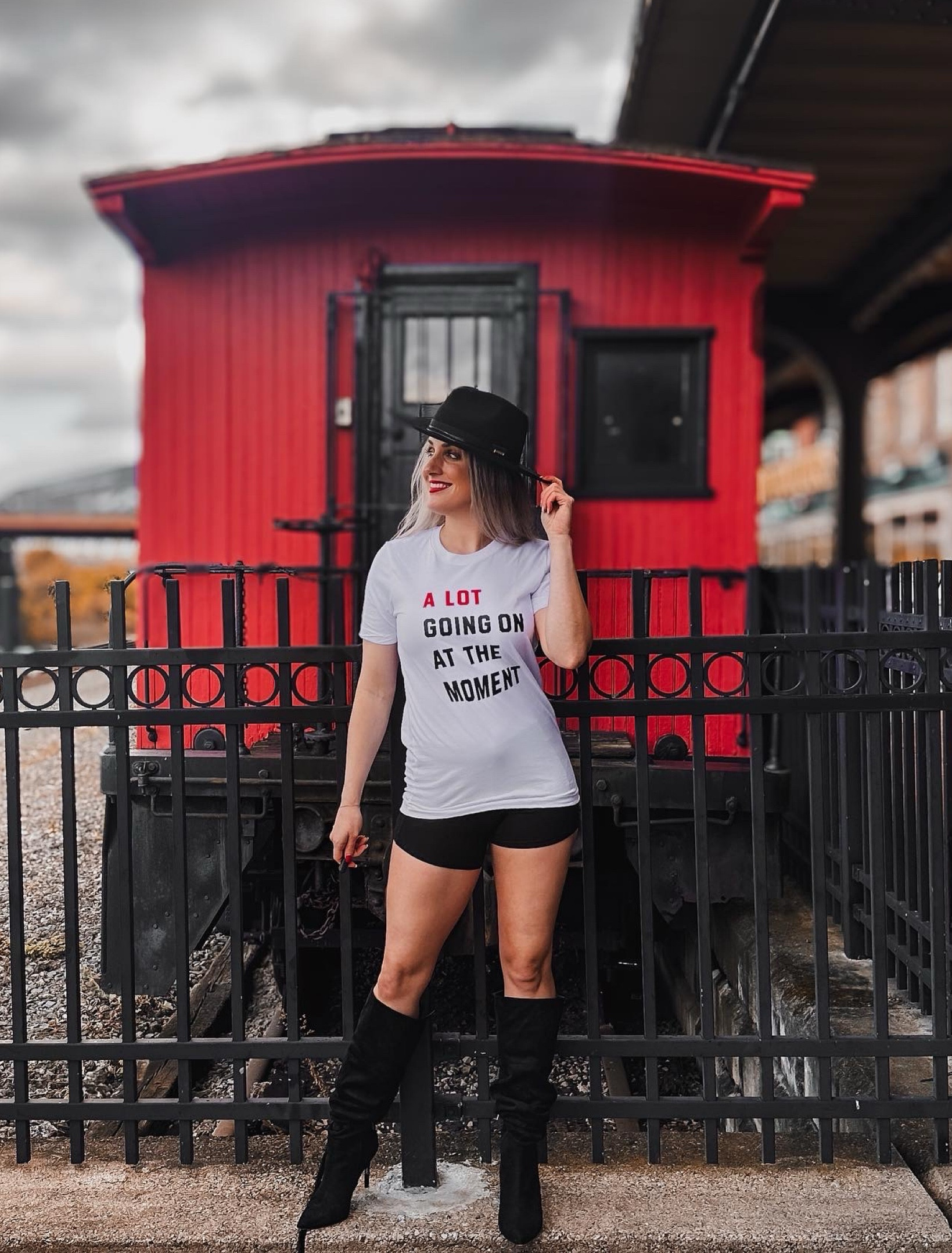 ERAS TOUR OUTFIT INSPO:
♥️ RED ♥️
Lipstick shade is called “American Doll” by ABH (tagged)