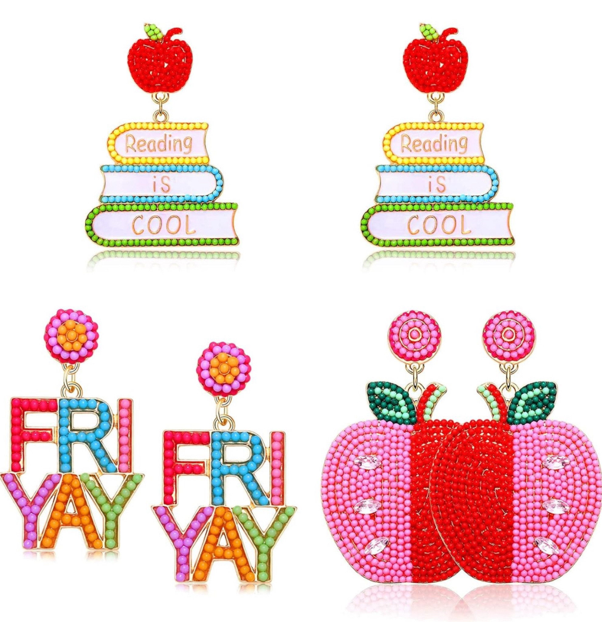 13% off 🎉

2/3 Pairs Pencil Earrings Teacher Earrings for Women Rhinestone Beaded Dangle Drop Earrings Colorful Teacher Appreciation Gift Back To School Jewelry Set

#LTKSaleAlert #LTKBacktoSchool #LTKStyleTip