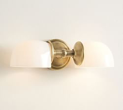 Mercer Double Horizontal Sconce (16") | Pottery Barn (US)