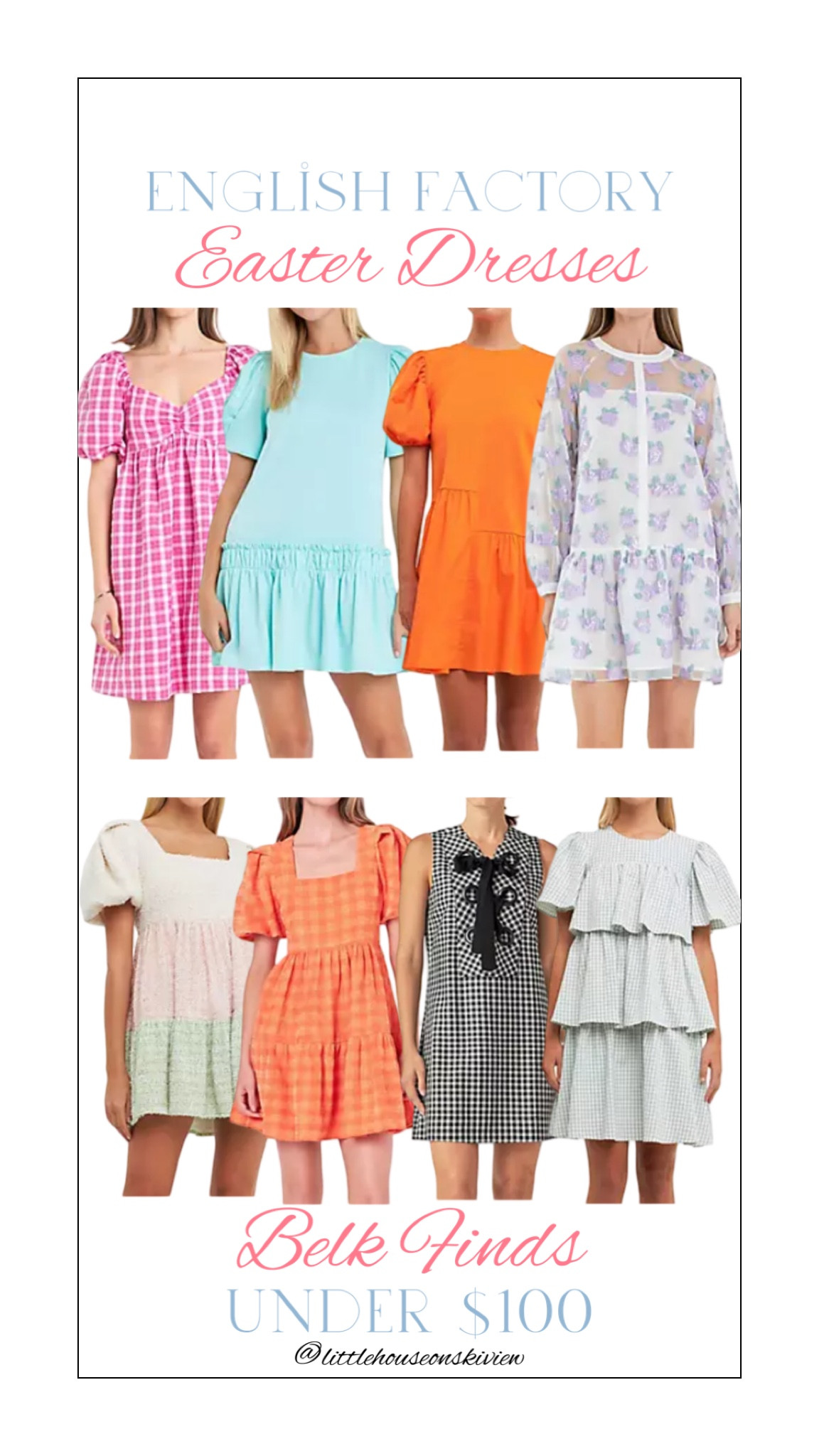 English Factory Easter dresses under $100 at Belk 🐣🧡

#LTKStyleTip #LTKFindsUnder100 #LTKSeasonal