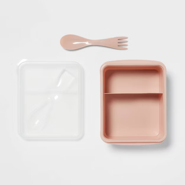 Plastic Bento Box with Utensil - Room Essentials™ | Target