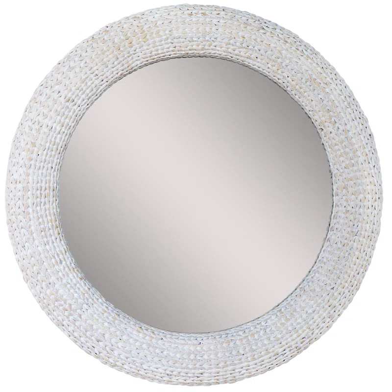 Smethwick Round Wood Wall Mirror | Wayfair North America