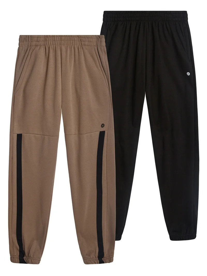 RBX Boys Sweatpants - 2 Pack Active Performance Soft Fleece Jogger Sweatpants with Pockets | Walmart (US)