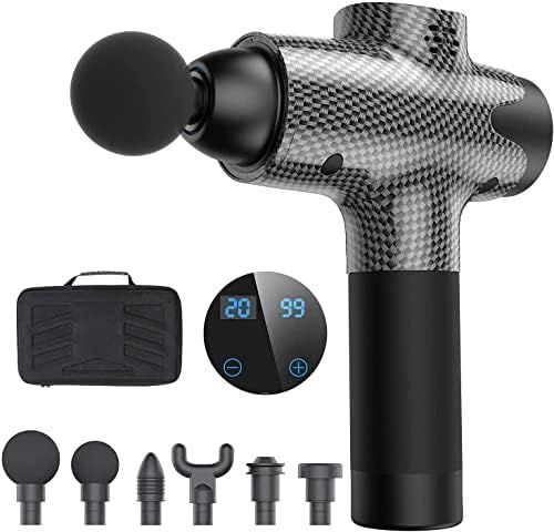 YOSSOA Massage Gun, Deep Tissue Therapy for Athletes, Percussion Body Neck Back Pain Relief, 20 Spee | Amazon (US)