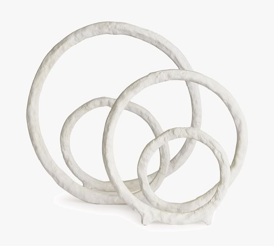 Elisa White Sculptures - Set of 2 | Pottery Barn (US)