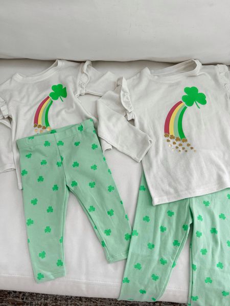 Toddler girl & baby girl St Patrick’s day outfit ☘️🌈✨ 



#LTKkids #LTKSeasonal