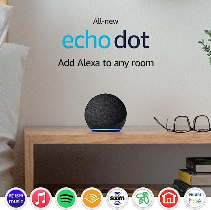 All-new Echo Dot (4th Gen, 2020 release) | Smart speaker with Alexa | Charcoal | Amazon (US)