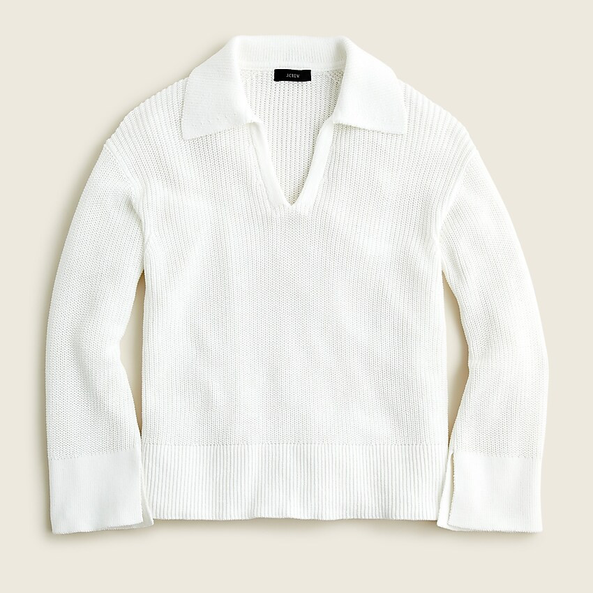Relaxed collared sweater | J. Crew US
