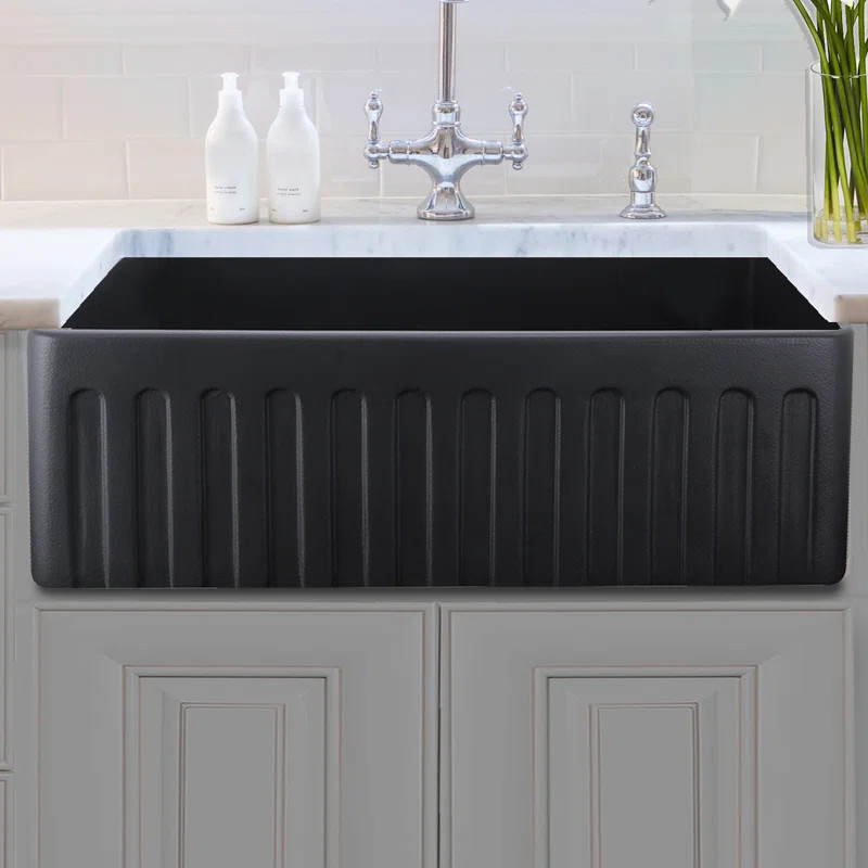 Vineyard 29.75'' L Single Bowl Fireclay Kitchen Sink | Wayfair Professional