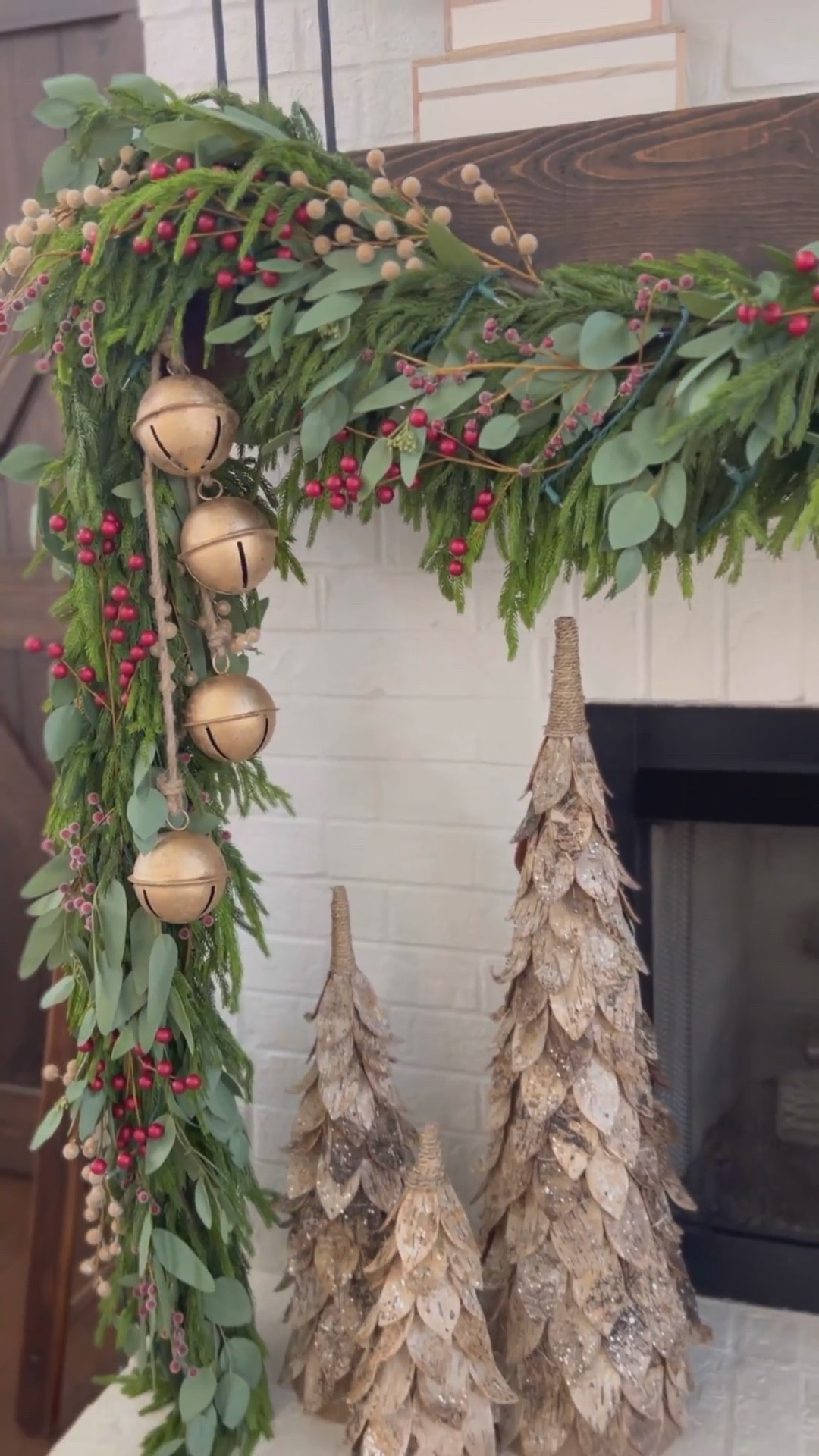Last years Christmas mantle was my fave! I loved all the details! The eucalyptus, bells, pops of red! It just made me smile every time I looked at it. May do the same thing this year!

#LTKHome #LTKStyleTip #LTKHoliday